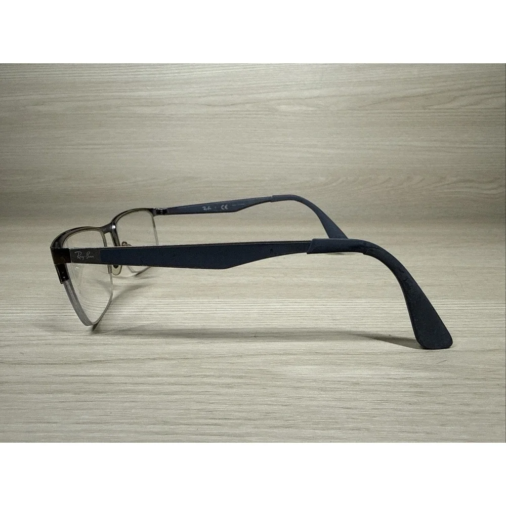RAY-BAN RB6335 2855 Gray Matte Half Rim‎ 54-17-145 Eyeglasses Frame ONLY